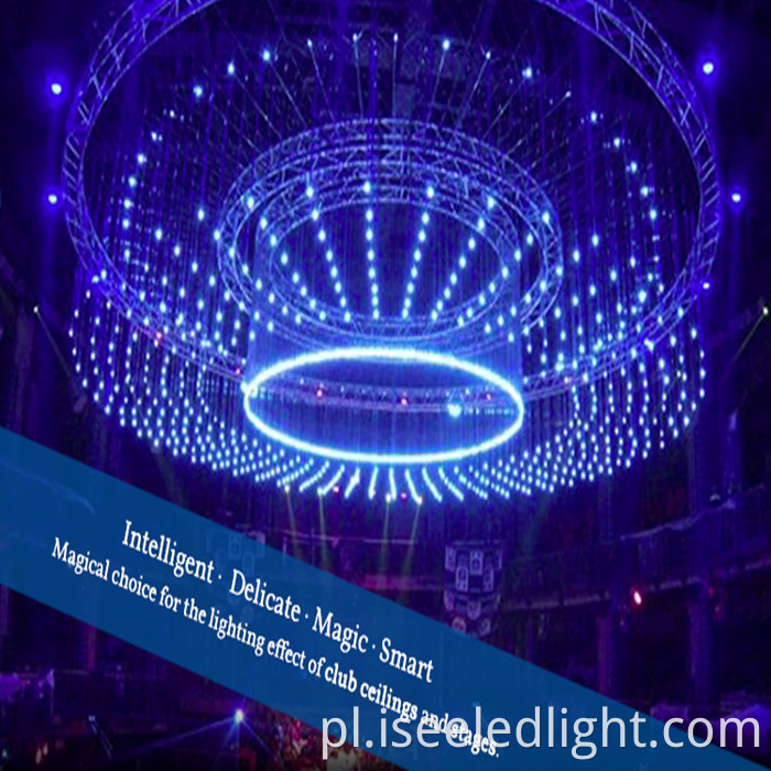 Raster disco sceny 3D pikseli 3D pixel tube disco stage